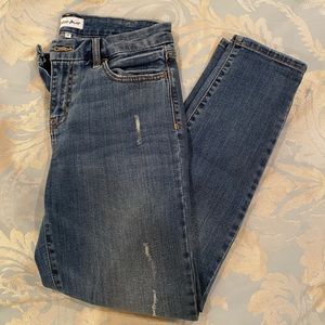 Studio Blue Kenova Skinny Distressed Rolled Jeans Size 29 (stretchy!)